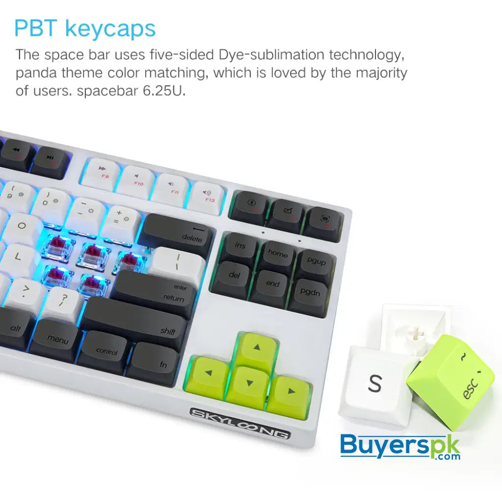Sk87s Panda (gk1 Keycaps) Switches: Brown - gaming keyboard Price in Pakistan Sk87s Panda (gk1 Keycaps) Switches: Brown - gaming keyboard Price in Pakistan